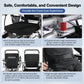 Heavy-Duty 4-Wheel Mobility Scooter for Seniors – 418 lbs Capacity, 12.4 Mile Range, Tight Turning Radius, Electric Travel Scooter