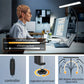 LED Desk Lamp with Clamp, 88 LEDs, Stepless Dimming, Flexible Gooseneck, USB Powered Reading and Task Light