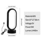 Modern Oval LED Table Lamp, Dimmable with 3 Color Temperatures, USB Powered Bedside Ring Light