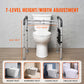 Foldable Toilet Safety Rail with Non-Slip Handles – Reinforced Aluminum Support Frame, 300 lb Capacity