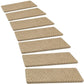 Non-Slip Carpet Stair Treads, 30 x 9.5 Inch Self-Adhesive Washable Indoor Stair Mats for Wooden Steps, Multiple Pack Sizes