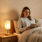 Small Bedside Table Lamp with 3000K Warm White LED Bulb Included