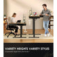 63-Inch L-Shaped Electric Standing Desk with Drawers & Power Outlets, Height Adjustable Sit-Stand Computer Desk for Home Office