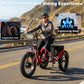 1000W Folding Electric Tricycle for Adults, 48V 15Ah Removable Battery, 20" Fat Tires, 7-Speed, Up to 50-Mile Range