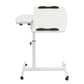 Adjustable Mobile Rolling Laptop Desk – Height Adjustable Computer Workstation, Bedside Table with Lockable Casters