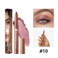 Shimmer Cream Eyeshadow Stick, Waterproof Metallic Eye Shadow Crayon, Blendable & Long-Lasting