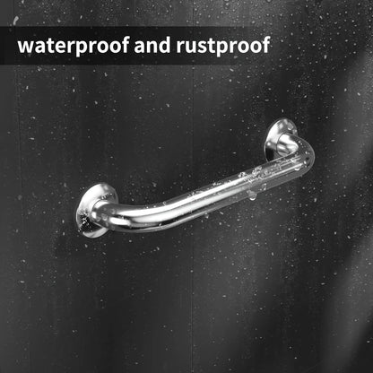 Stainless Steel Bathroom Grab Bar – Slip-Resistant Safety Handrail for Shower, Bathtub & Toilet Support