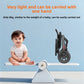 Ultra-Lightweight Foldable Ergonomic Portable Wheelchair for Seniors