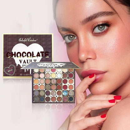 42-Color Eyeshadow Palette, Matte, Pearlescent & Chunky Glitter, Highly Pigmented, Long-Lasting Eye Makeup