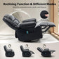 Oversized 360° Swivel Massage Recliner Chair with Heat – 8-Point Vibration, 145° Recline, USB Port, Cup Holders & Footrest