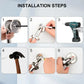 Stainless Steel Bathroom Grab Bar – Anti-Slip Shower Safety Handrail, 30/40/50/60cm