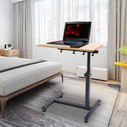 Portable Height Adjustable Laptop Desk – Mobile Folding Computer Table, Bed Tray & Study Workstation for Home Office