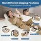 Ergonomic Memory Foam Reading Pillow for Bed, Wedge Backrest & Headboard Pillow for Back, Neck & Chin Support