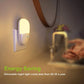 Plug-In Motion Sensor LED Night Light, Dimmable Warm White, Dusk-to-Dawn Sensor