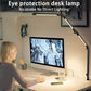 LED Desk Lamp with Clamp, Flexible 4-Section Swing Arm, 3 Light Sources, 4 Color Modes and 5 Brightness Levels
