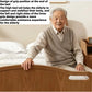 Wooden Electric Nursing Bed For Elderly, Multi-function Adjustable Home Care Bed With Mattress Guardrail Bedroom Furniture