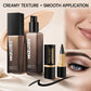 3-Piece Makeup Set, Full Coverage Matte Liquid Foundation & 2 Waterproof Black Gel Eyeliners