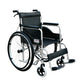 Lightweight Foldable Manual Wheelchair with 24-Inch Wheels and Toilet Function