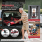 Foldable 4-Wheel Mobility Scooter for Seniors – 20Ah Large Capacity Battery, Adjustable Seat, Electric Travel Scooter, Red