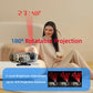 8.8-Inch LED Projection Alarm Clock with 180° Projector, Mirror Display, Dual Alarms, Snooze, Temperature & USB Charging