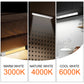 Rechargeable LED Under Cabinet Lights with Motion Sensor, Dimmable 3-Color Lighting for Kitchen & Closet – 20/30cm, 2/4/8/10 Pack