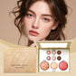 Multi-Functional Makeup Palette with Shimmer Eyeshadow, Contour, Blush and Highlighter