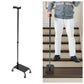 2-in-1 Adjustable Stair-Climbing Assist Cane with Support Step – 330 lbs Capacity Walking Aid for Seniors