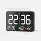 11-Inch LED Digital Alarm Clock with Large Display, Date, Day, Temperature & Humidity, Dual Alarms, Wall & Tabletop