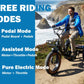 1350W Folding Electric Tricycle for Adults, 48V 15Ah Battery, 20"×4" Fat Tires, 7-Speed, Up to 50-Mile Range