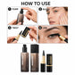3-Piece Makeup Set, Full Coverage Matte Liquid Foundation & 2 Waterproof Black Gel Eyeliners