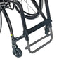 8kg Carbon Fiber Portable Sports Wheelchair with Pneumatic Rear Wheels