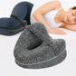 Memory Foam Knee Pillow with Adjustable Strap – Leg & Knee Support Cushion for Side Sleepers with Washable Cover