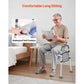 4-in-1 Bedside Commode Chair – Adjustable Raised Toilet Seat with Padded Arms, 5L Removable Bucket, 500 lb Capacity