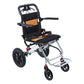 Lightweight Foldable Transport Wheelchair – 15.75" Seat Portable Travel Chair with Handbrakes
