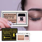 Dual-Color Eyeshadow Palette with Brush, Matte and Shimmer Neutral Beige, Brown and Grey Shades