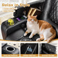 Electric Power Recliner Chair with USB Ports, Cup Holders, Breathable Leather, Hidden Arm Storage for Home Theater & Living Room
