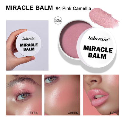 Multi-Use Cream Blush Balm for Cheeks, Lips & Eyes, Moisturizing, Blendable Radiant Finish, 52 g