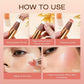 4-Piece Blush, Contour and Highlighter Stick Set with Cushion Applicators, Face Makeup