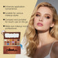 18-Color Chocolate Eyeshadow Palette, Matte & Shimmer Nude Neutral Warm Cocoa Brown, Highly Pigmented Long-Lasting Eye Makeup