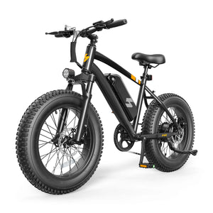 Hopepeak F10 Fat Tire Electric Bike for Adults – 1200W Peak Motor, 48V Battery, 20" × 4" Tires, 7-Speed