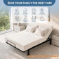 Queen Electric Adjustable Bed Base with Remote Control, Head & Foot Incline Adjustable Bed Frame – Frame Only, Mattress Not Included