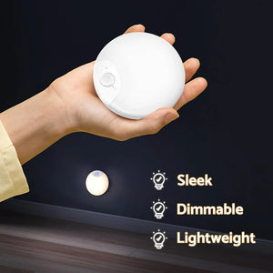 Motion Sensor LED Under Cabinet Lights, 2-Pack, USB Rechargeable, Magnetic Wireless Closet Lights
