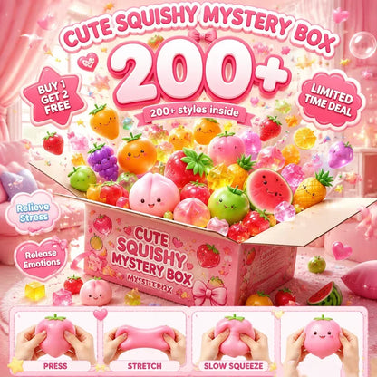Kawaii Food Squishy Blind Box, Slow-Rising Sensory Squeeze Fidget Toy, Random Style