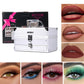 All-in-One Makeup Kit with Mirror, Makeup Tools, Lipstick, Eyeshadow & Blush, Silver Carry Case