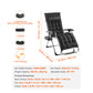 Zero Gravity Recliner Lounge Chair – Adjustable Padded Anti-Gravity Chair with Cushion, Footrest & Cup Holder