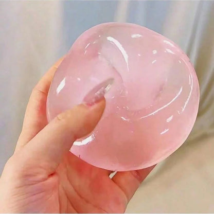 Handmade 6cm Round Malt Squishy Ball, Coconut Oil Slow-Rising Squeeze Fidget Toy