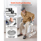 4-in-1 Bedside Commode Chair with Padded Seat & Armrests – 5L Removable Bucket, 500 lb Capacity