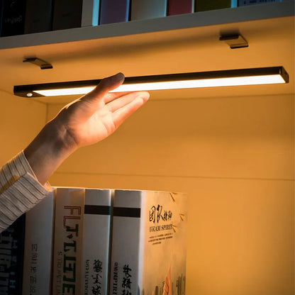 2-Pack Ultra-Thin LED Under Cabinet Lights, 20/30cm USB Rechargeable Motion Sensor Magnetic Lights for Kitchen & Closet