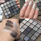 Smoky Eyeshadow Palette, Matte, Pearlescent & Fine Glitter Shades, Silky Blendable Eye Makeup