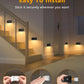 WILLED Rechargeable Motion Sensor Stair Lights, Wireless LED Night Lights for Stairway, Hallway, Kitchen, Cabinet & Bedroom